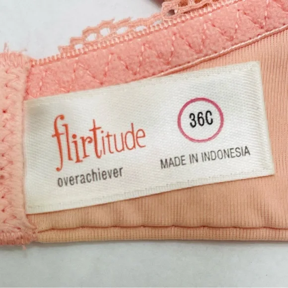 Flirtitude Lightly Padded Underwire Bra (NO STRAPS), 36C - Picture 4 of 4